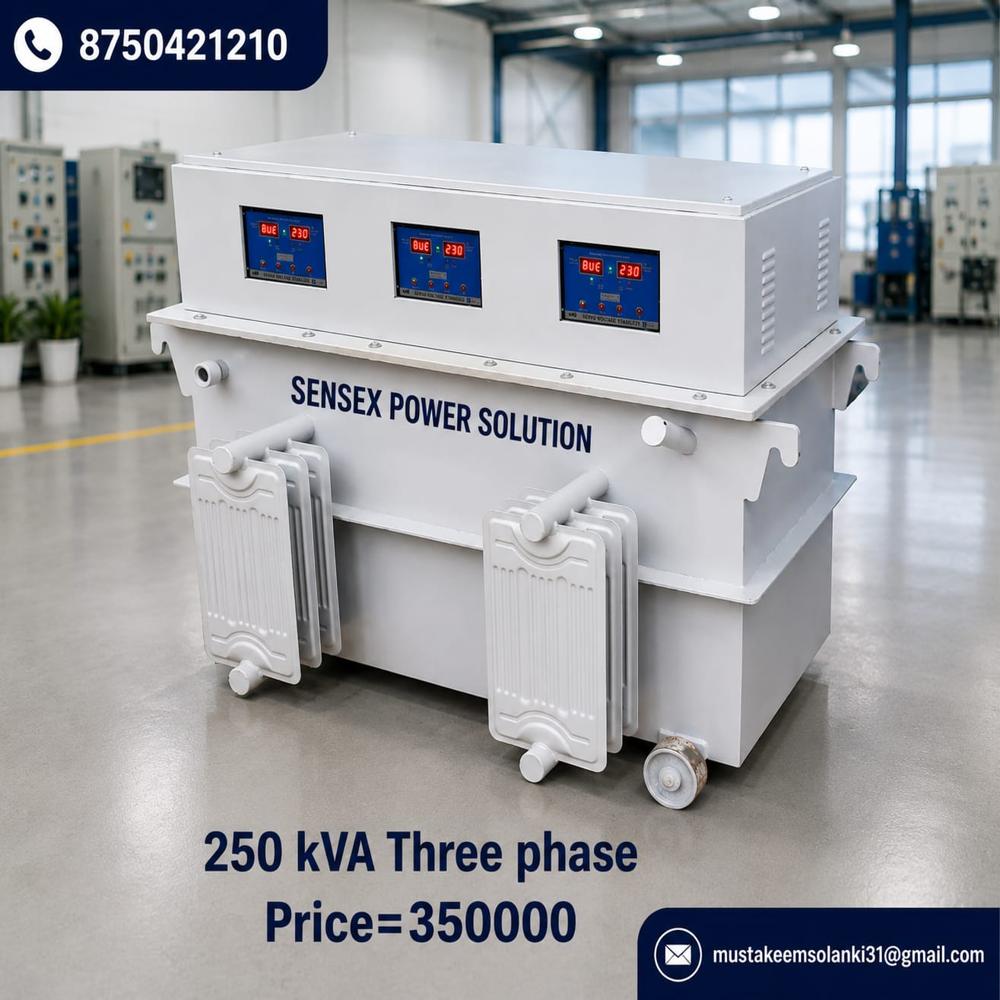 250 Kva Three Phase Servo Voltage Stabilizer