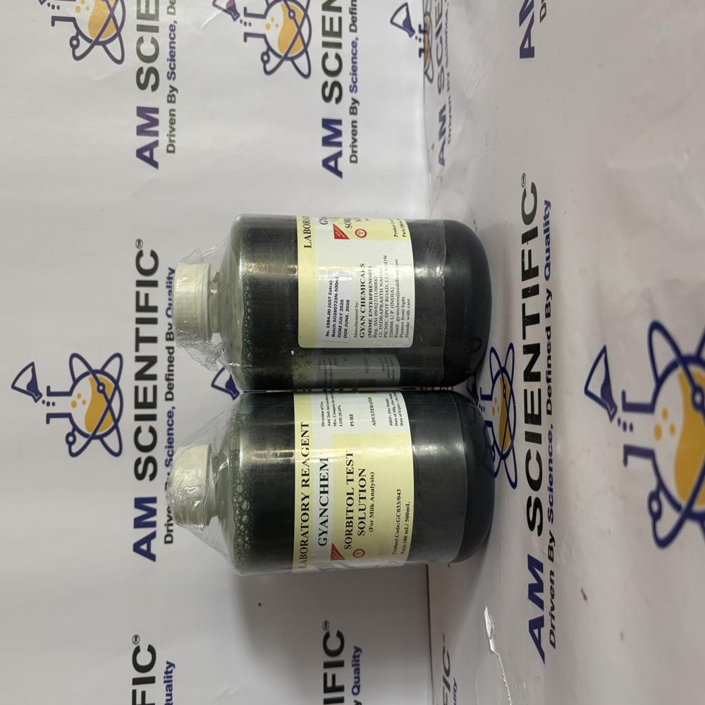 Sorbitol Test Solution For Milk Analysis 500ml - Application: Laboratory