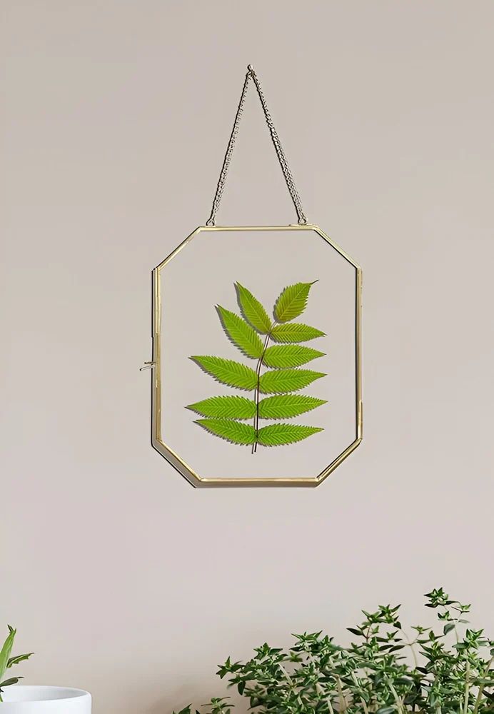 6x4 Octagon Glass Wall Hanging Photo Frame