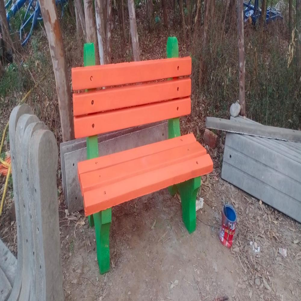 Rcc Bench - Reinforced Cement Concrete, 5 Feet, Weather-resistant | Outdoor Seating For 3 People