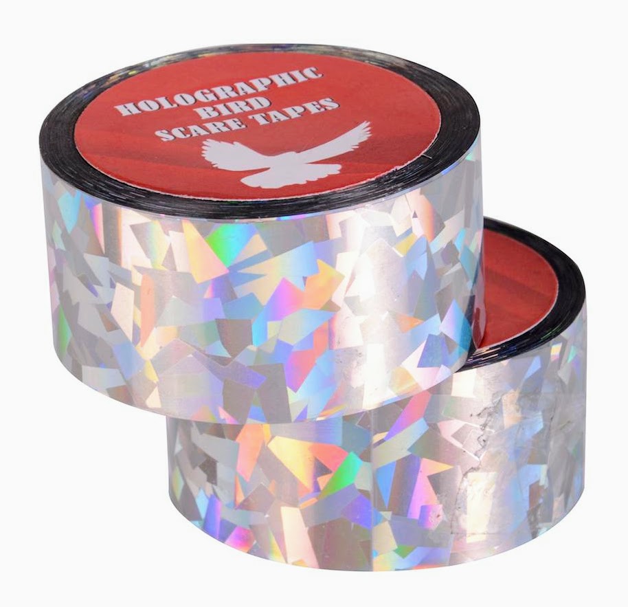 Visual Audible Deterrent Tapes - Mylar Based Films, 150 Feet Rolls | Non-adhesive, Humane Bird Scare Solution With Reflective Patterns
