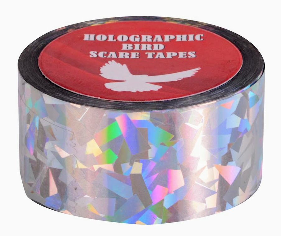 Visual Audible Deterrent Tapes - Mylar Based Films, 150 Feet Rolls | Non-adhesive, Humane Bird Scare Solution With Reflective Patterns