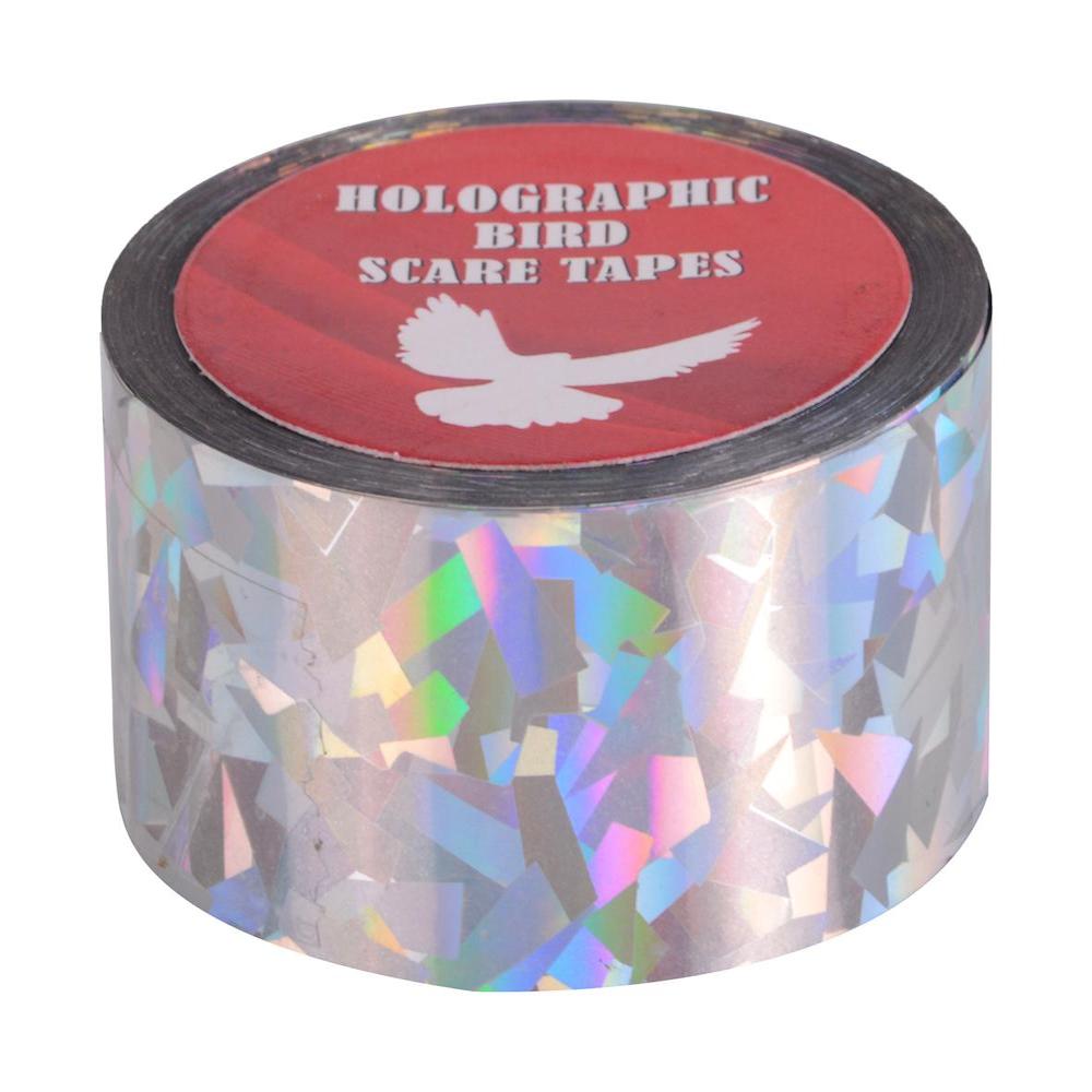 Visual Audible Deterrent Tapes - Mylar Based Films, 150 Feet Rolls | Non-adhesive, Humane Bird Scare Solution With Reflective Patterns