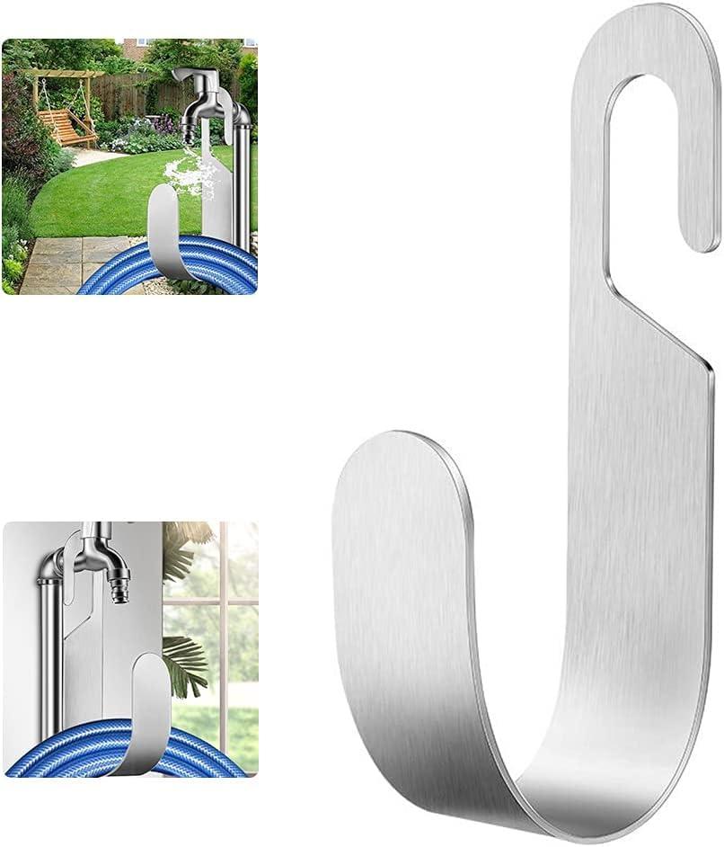 Wall mounted Garden SS Hose Hook