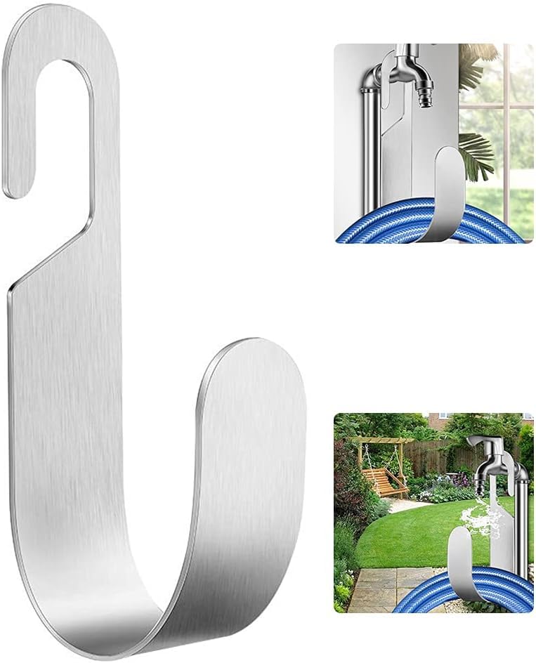 Wall mounted Garden SS Hose Hook