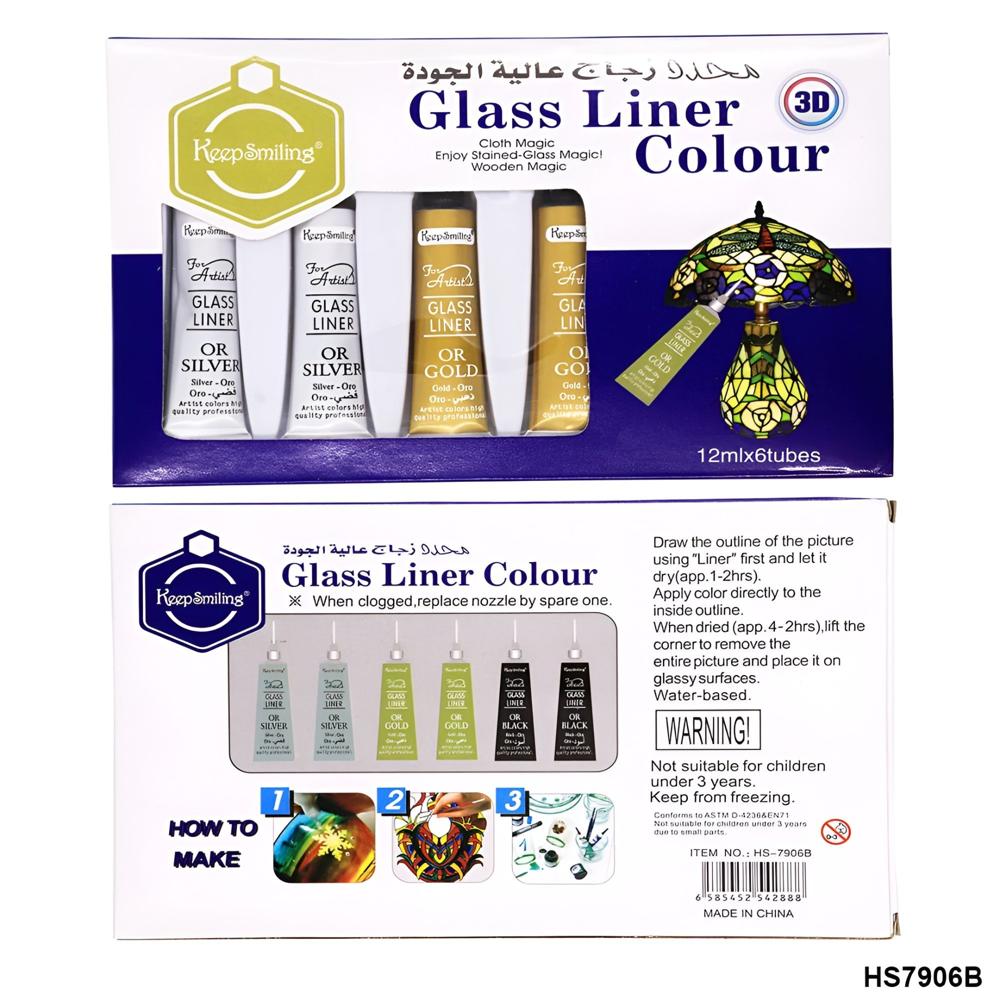 Glass Liner Colors Set