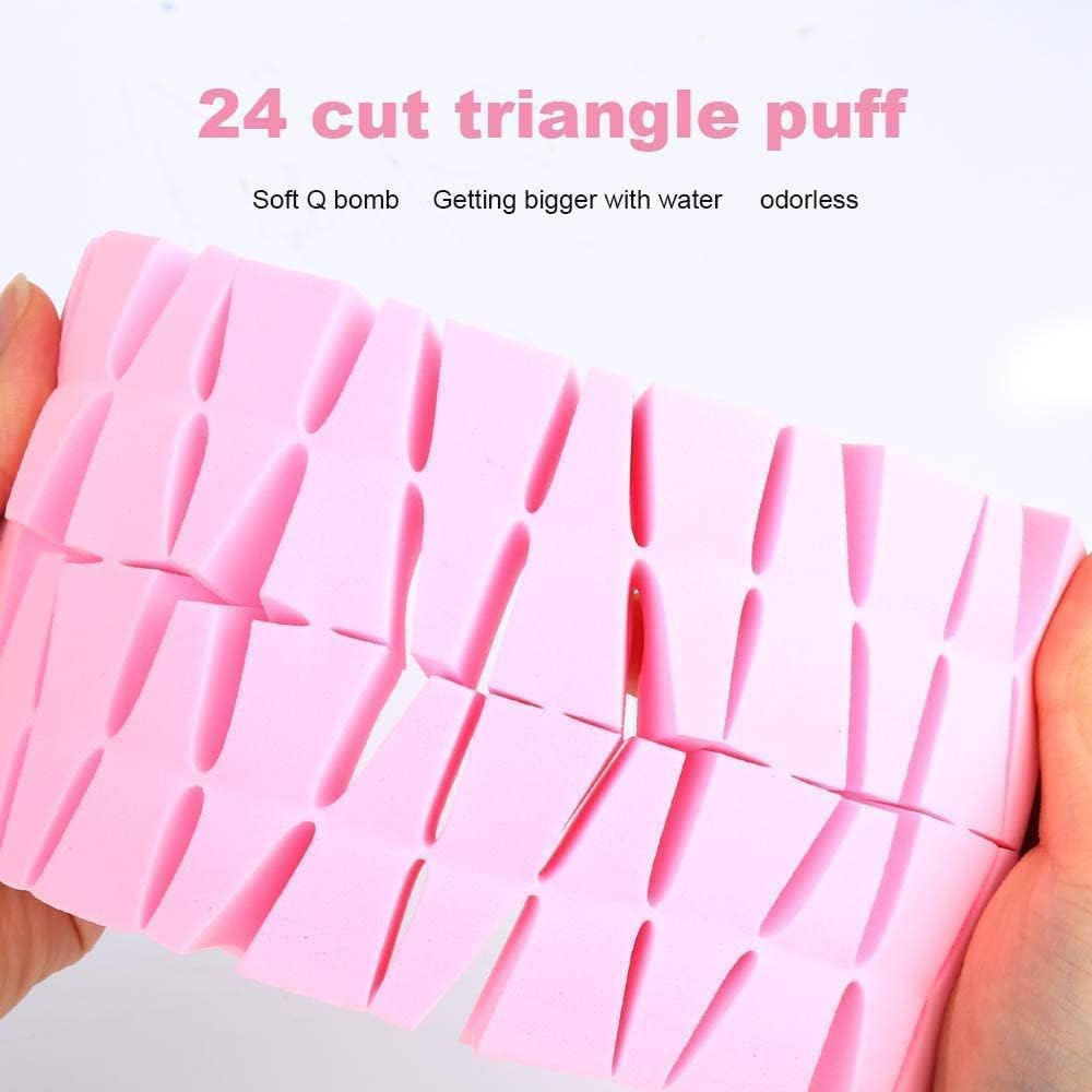 24 in 1 Triangle Makeup Sponge