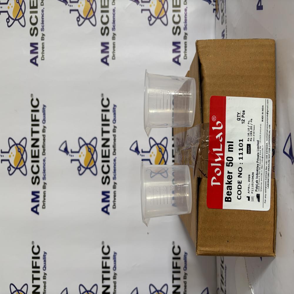 Beaker 50ml Polylab
