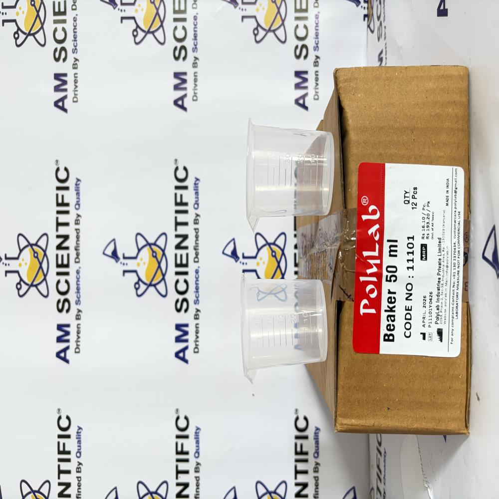 Beaker 50ml Polylab