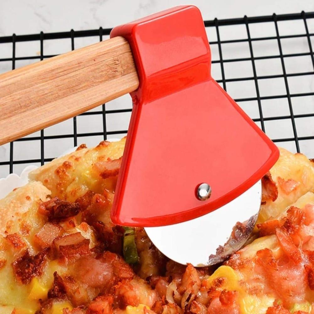 Axe Pizza Cutter with Handle