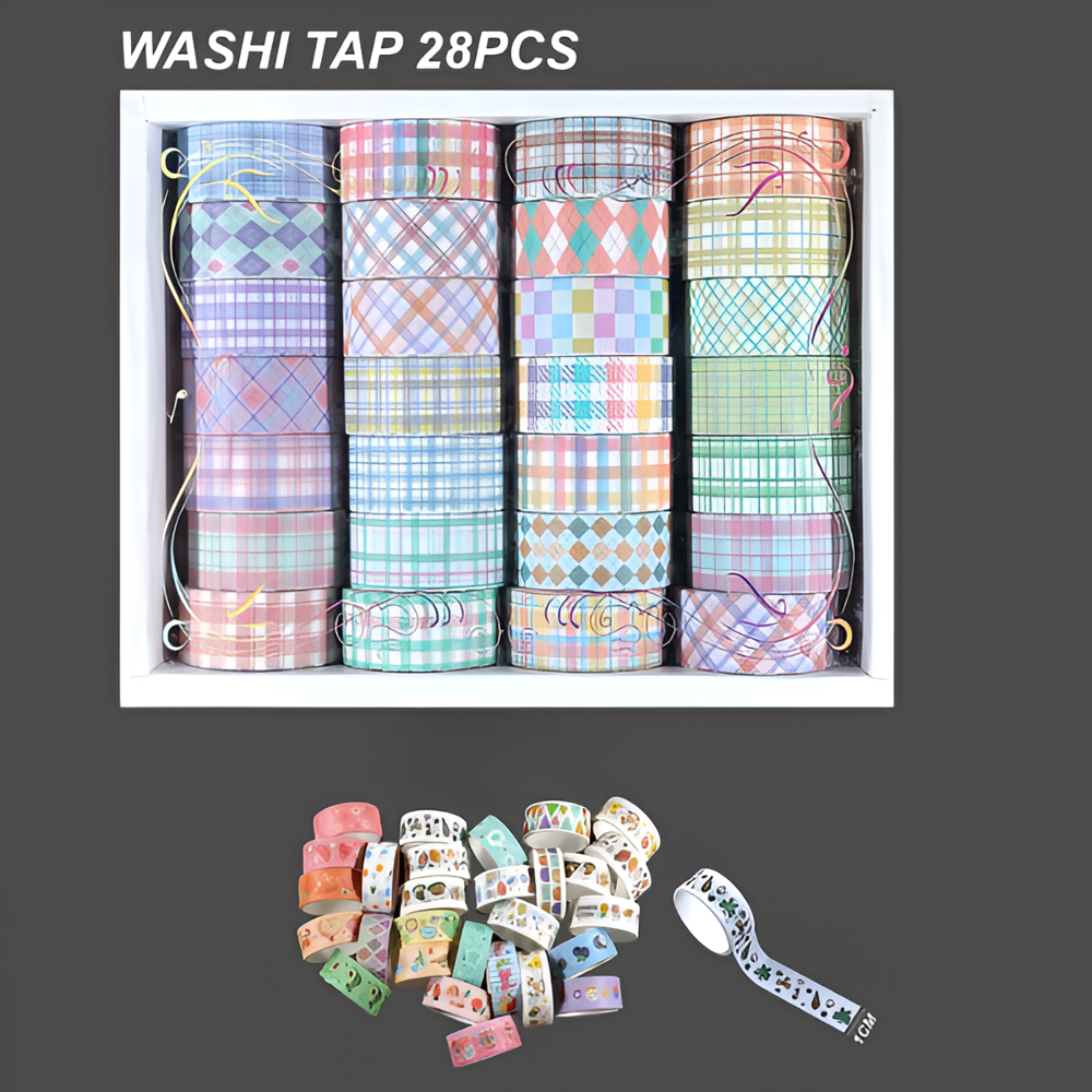 Washi Tape 28Pcs