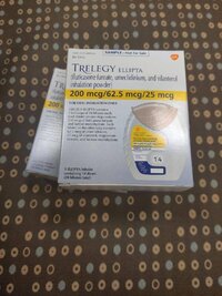 Trelegy Ellipta 92 micrograms inhaler fast shipping
