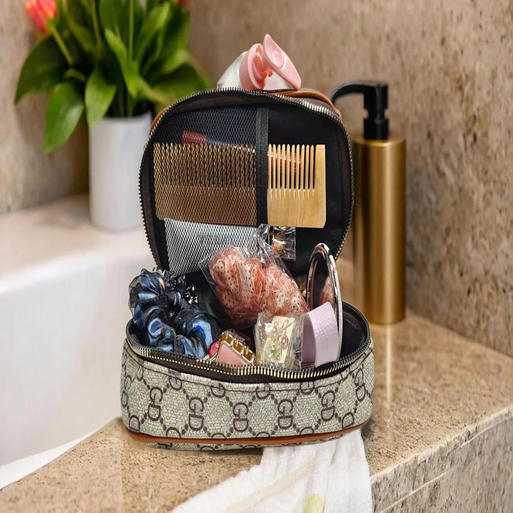 Double Layer Cosmetics Bag
