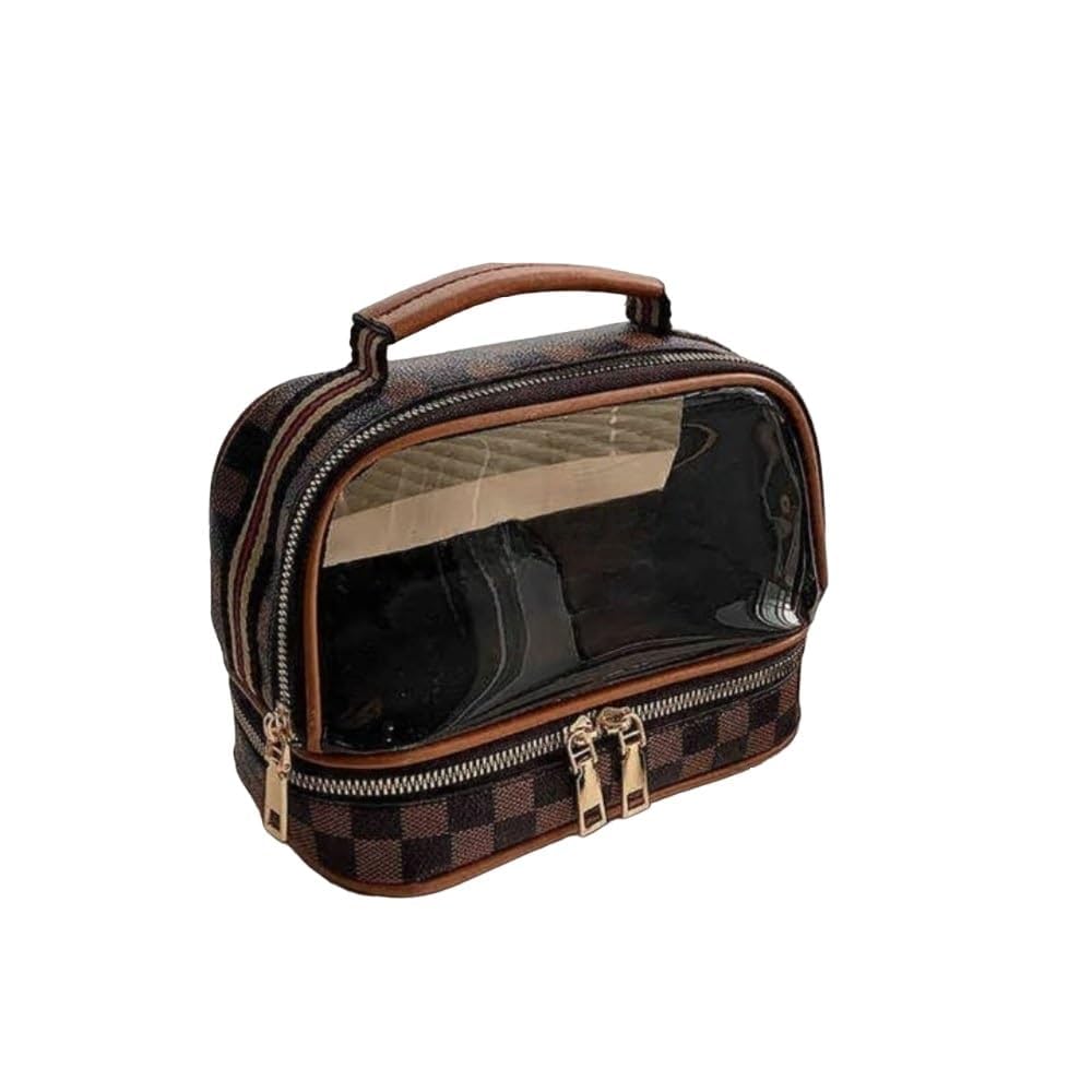 Double Layer Cosmetics Bag