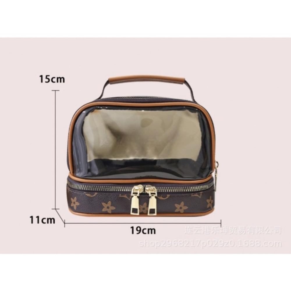 Double Layer Cosmetics Bag
