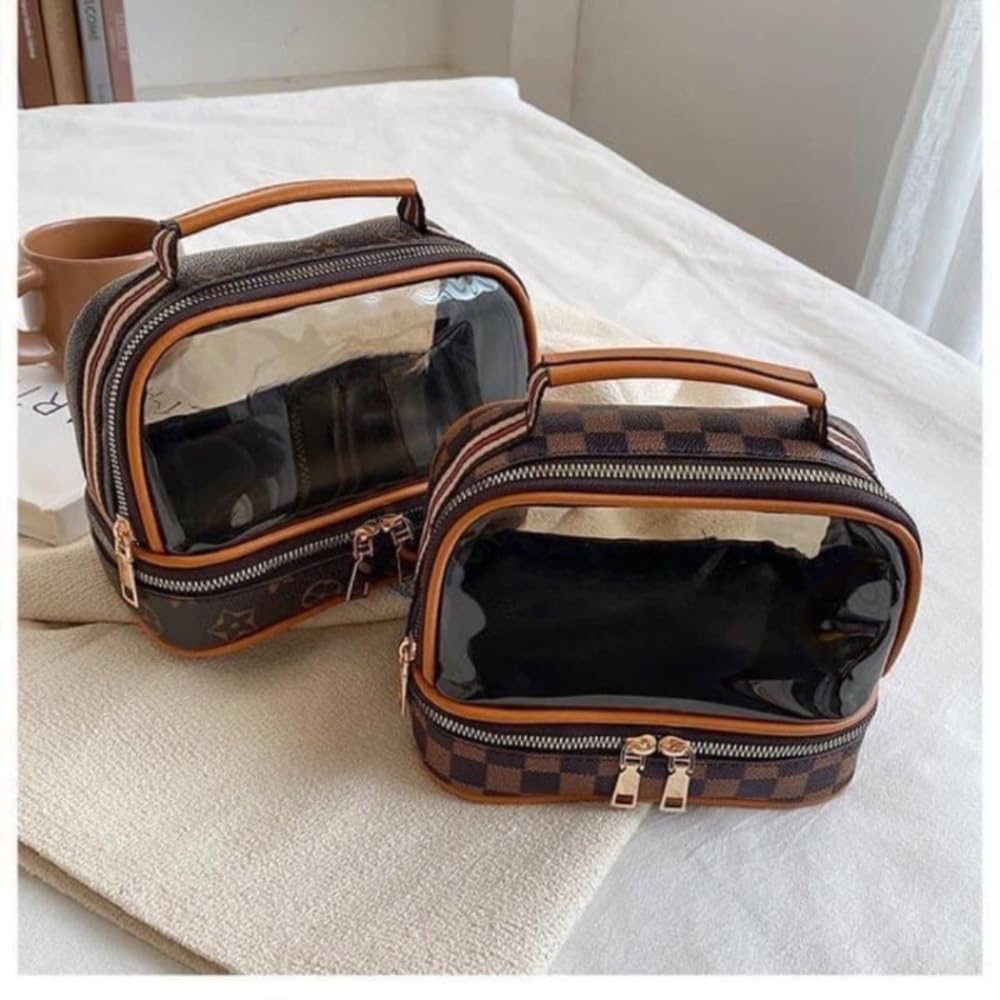 Double Layer Cosmetics Bag