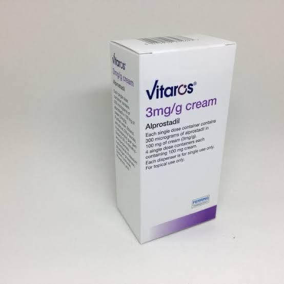 Best Alprostadil Vitaros 3mg Cream