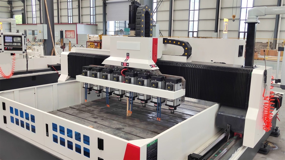 Model 2020ER25 CNC Screen Plate Gantry Type Drilling Machine For Thin Plates