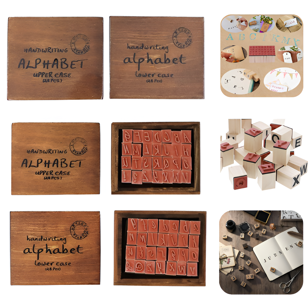 Wooden Alphabet Stamp