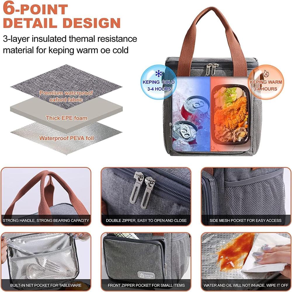 Insulated lunch bag