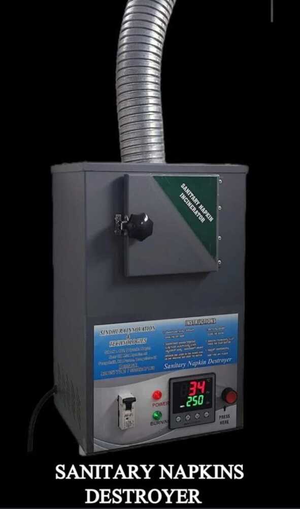 Sanitary Napkin Destroyer Machine - Color: Grey