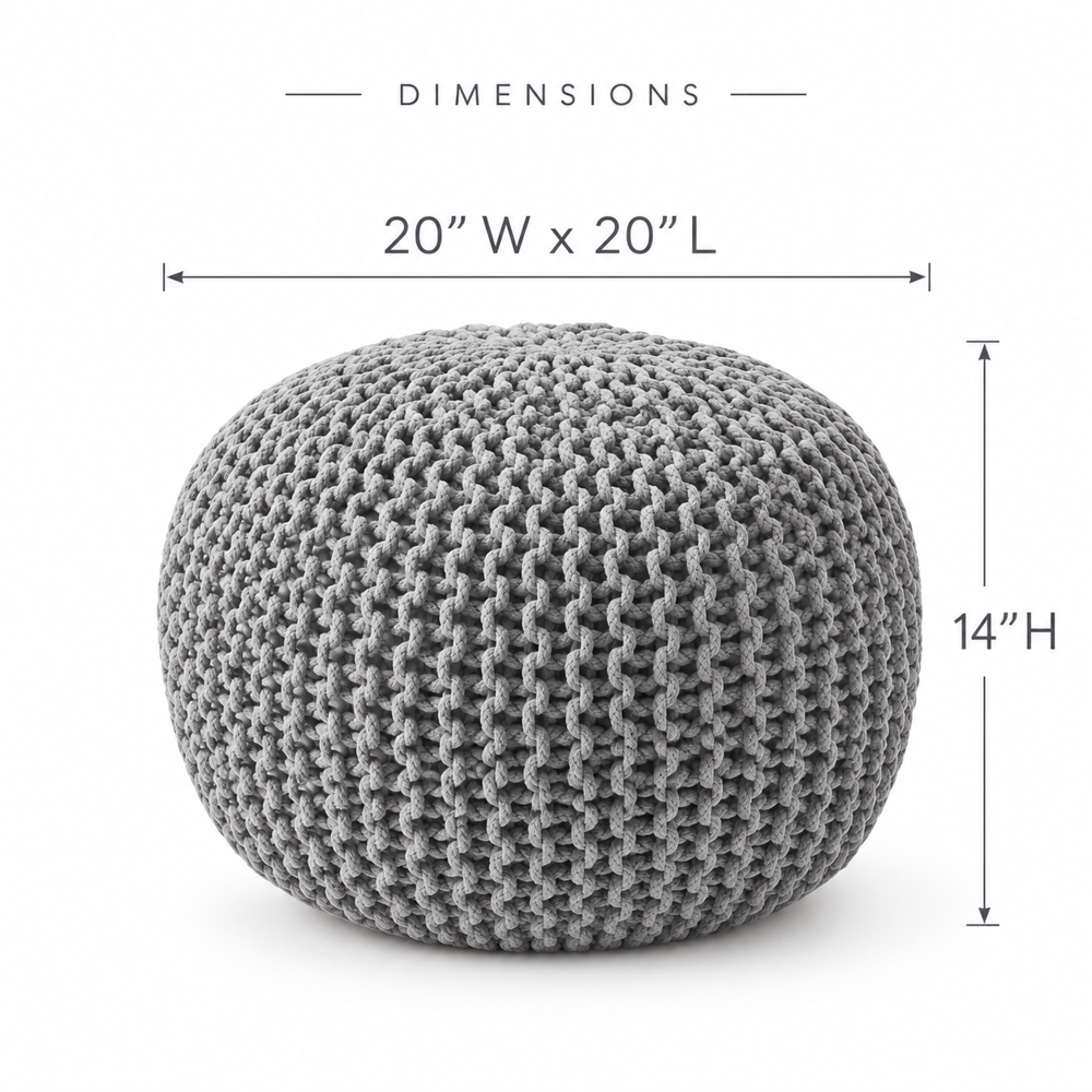 Cotton Pouf