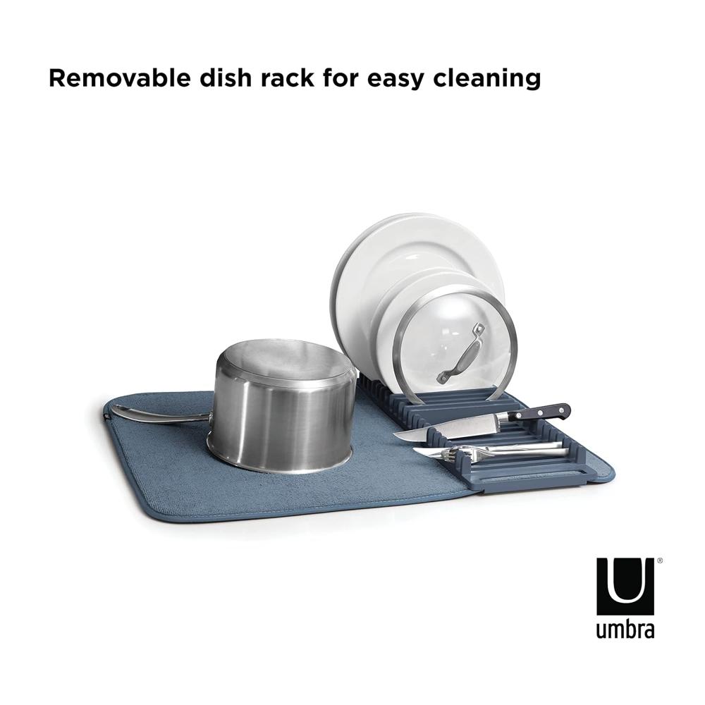 Microfiber Mat Space Saving Rack & Dish Drying Mat