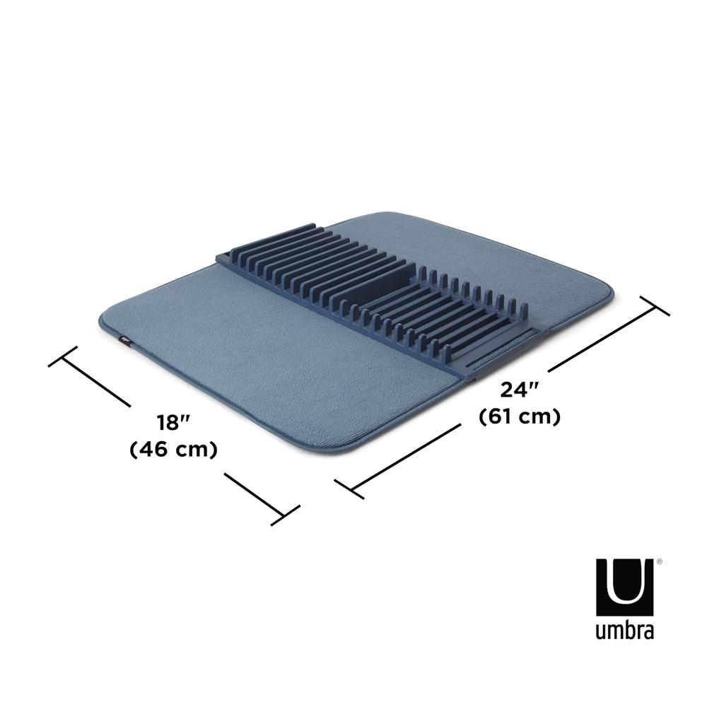 Microfiber Mat Space Saving Rack & Dish Drying Mat