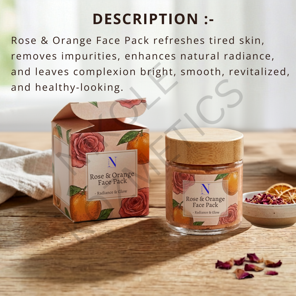 Rose & Orange Face Pack - Attributes: Smudge Proof