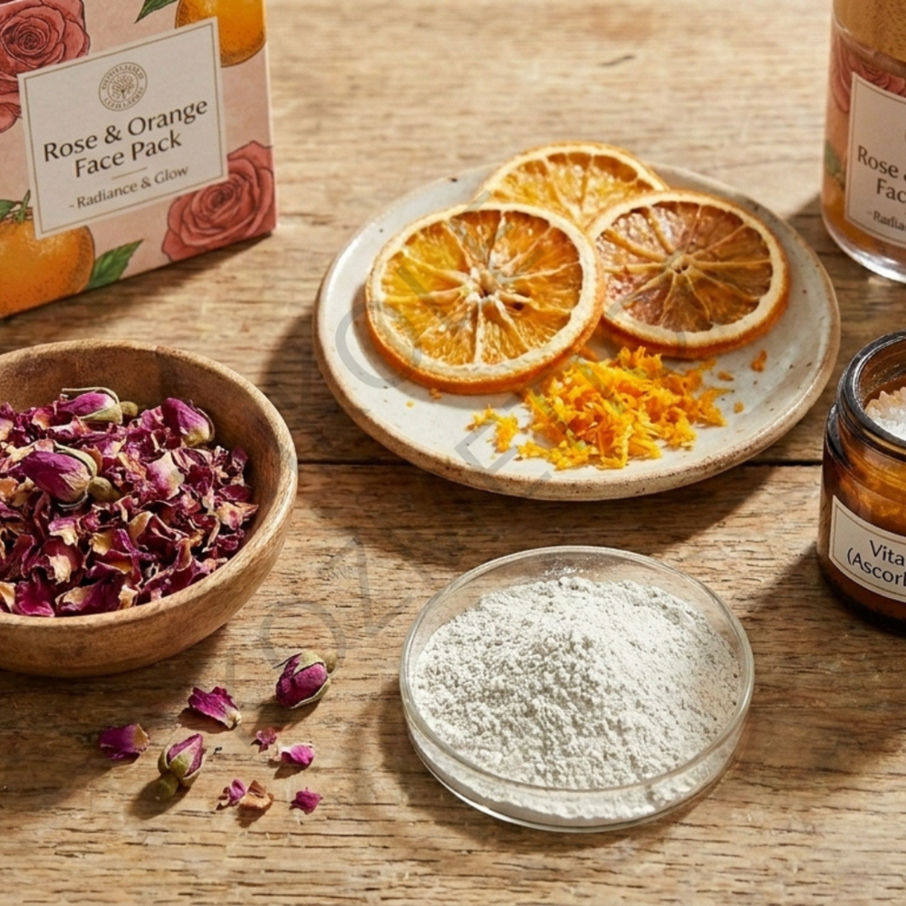 Rose & Orange Face Pack - Attributes: Smudge Proof
