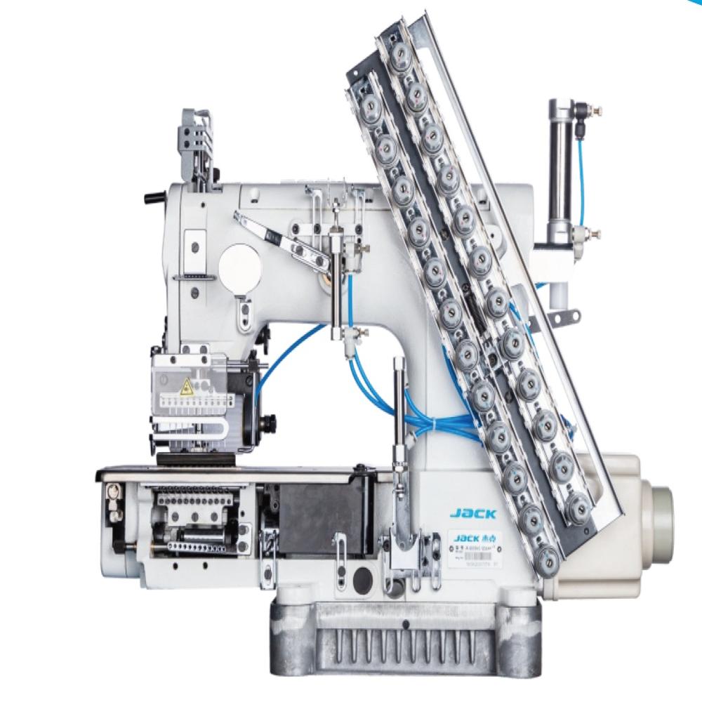 Jack JK-8009VCD Multi-Needle Elastic Insertion & Placket Chainstitch Machine