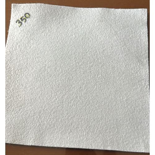 350 GSM White Non-Woven Needle Punch Fabric