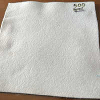 500 GSM White Non-Woven Needle Punch Fabric