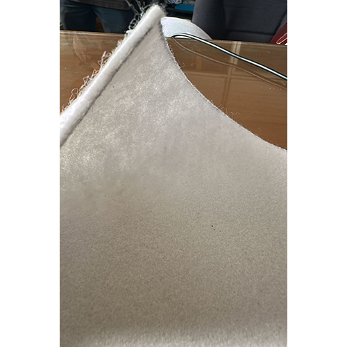 500 GSM White Non-Woven Needle Punch Fabric