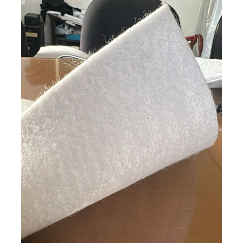 500 GSM White Non-Woven Needle Punch Fabric