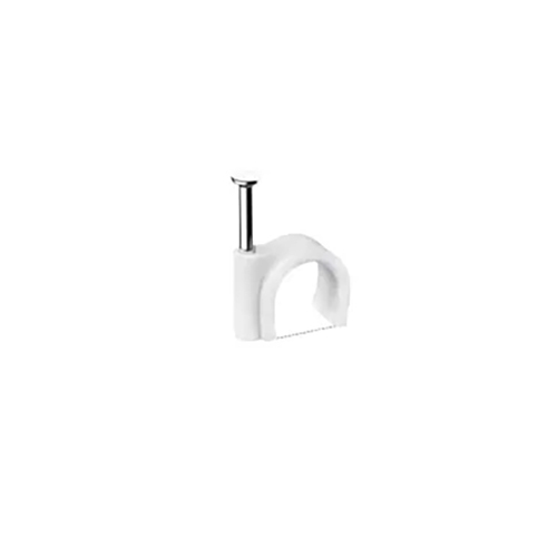 4mm Batten Ovel Pvc Cable Clip