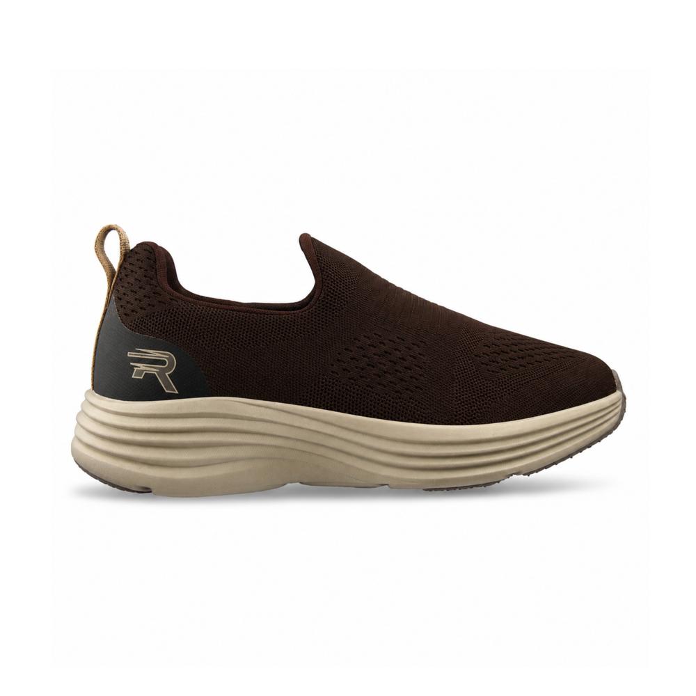 Deni Coffee Men'S Casual Shoes - Color: Coffee/Brown With Beige Sole