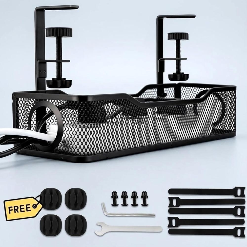 Under Desk Cable Organiser Rack