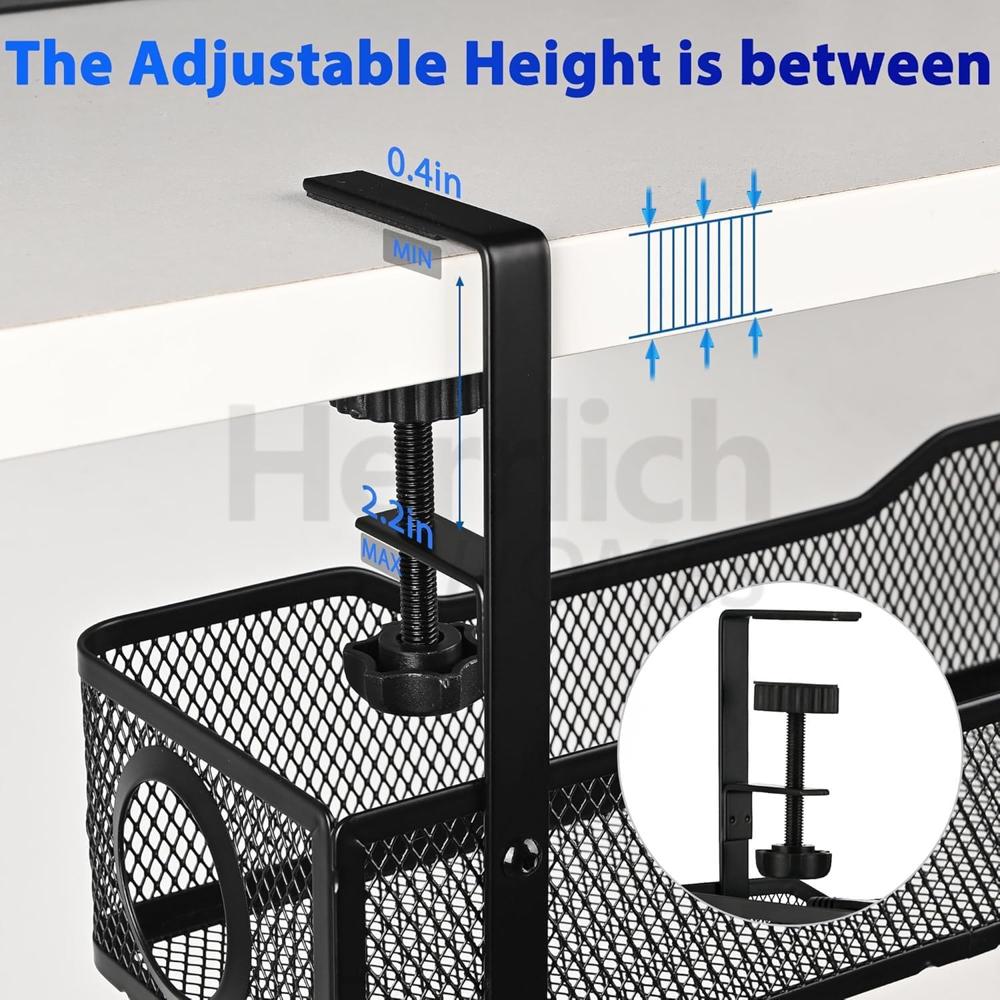 Under Desk Cable Organiser Rack