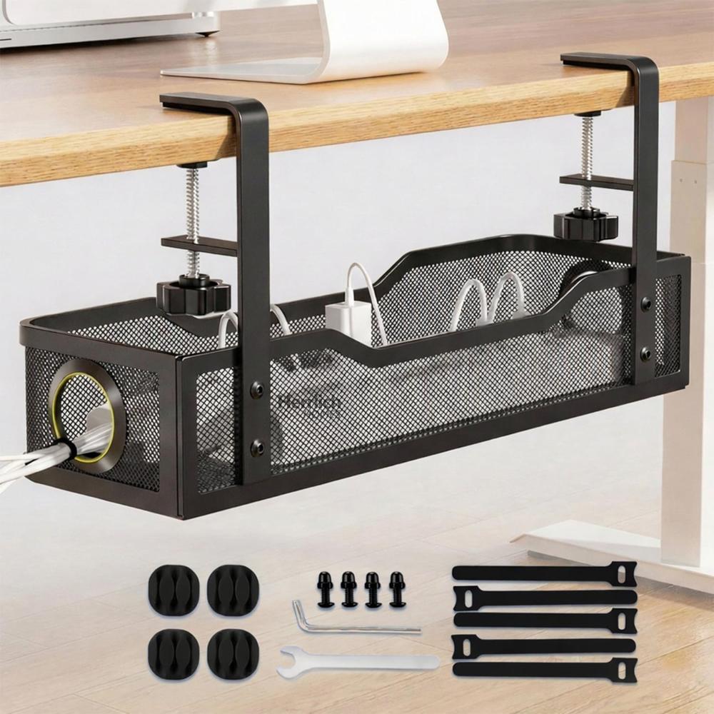 Under Desk Cable Organiser Rack