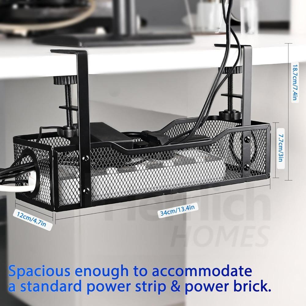 Under Desk Cable Organiser Rack