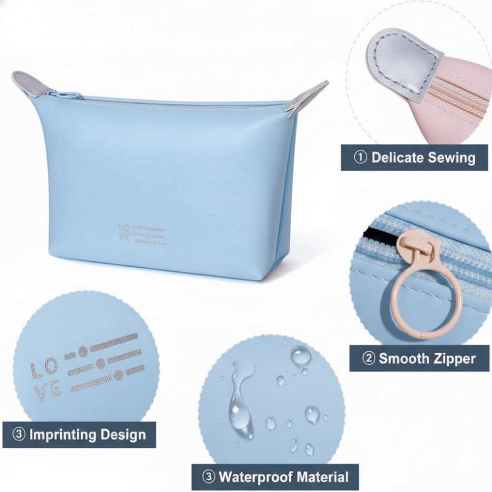Triangle Makeup Bag