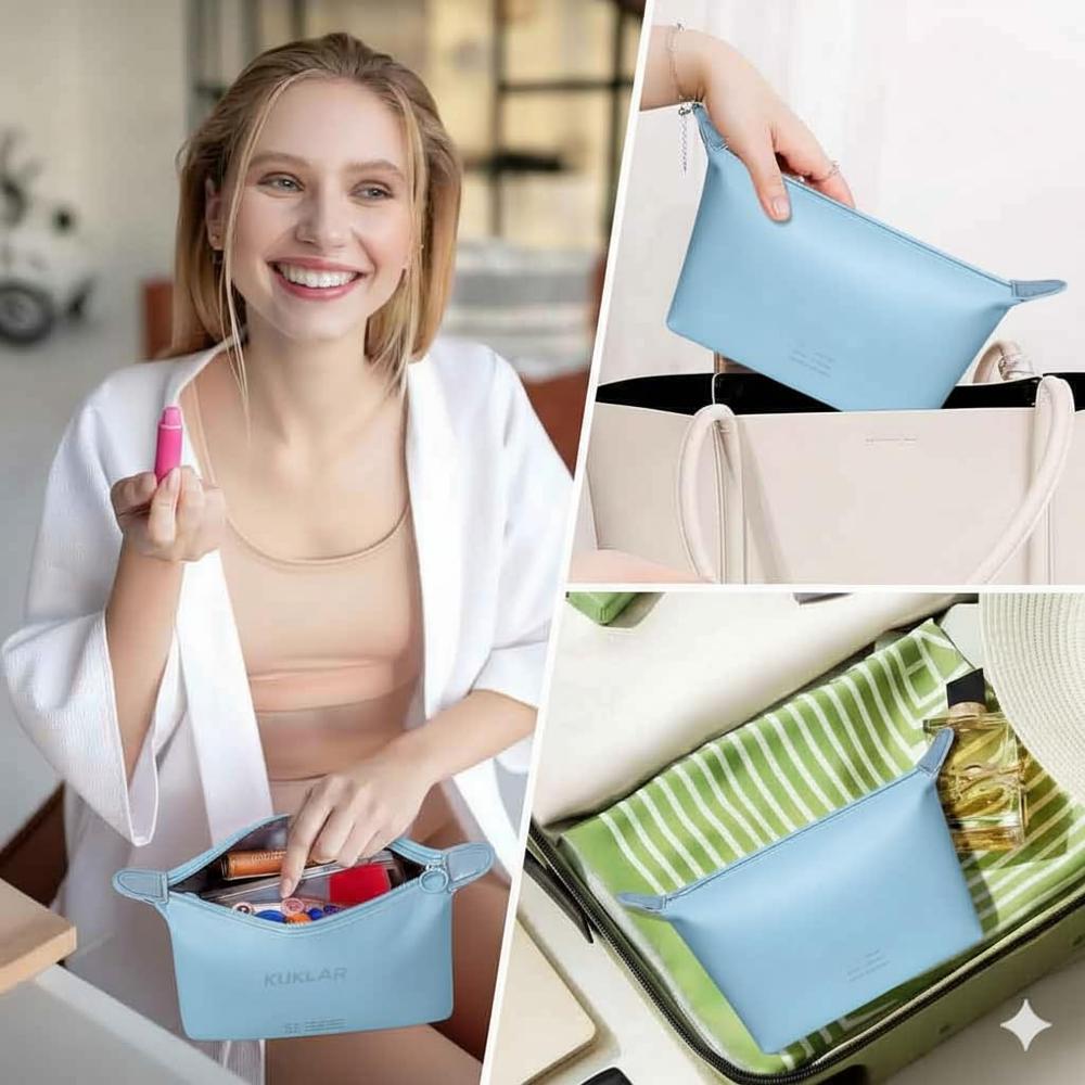 Triangle Makeup Bag