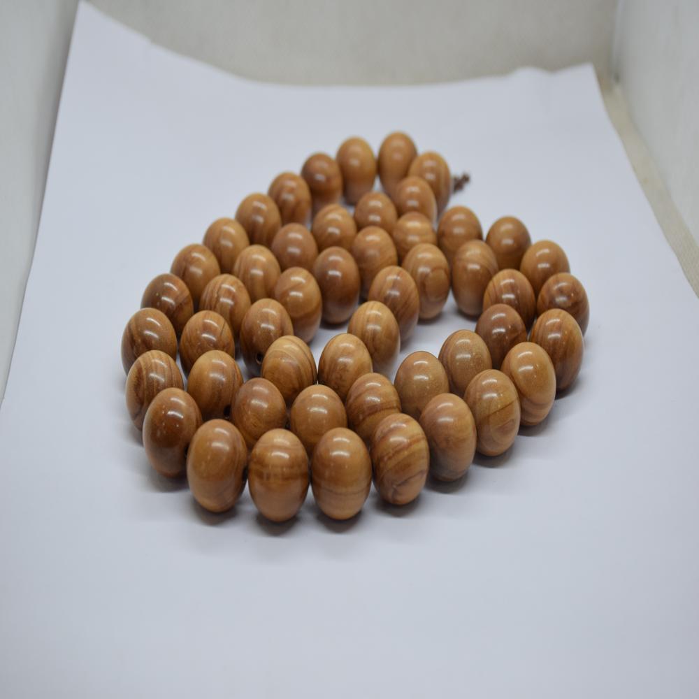 Sandalwood Finished Beads