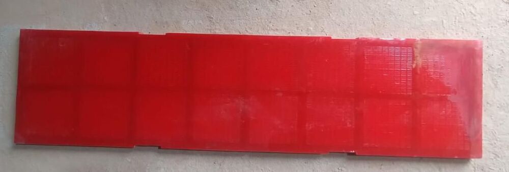 Red Modular Polyurethane Screen Panels
