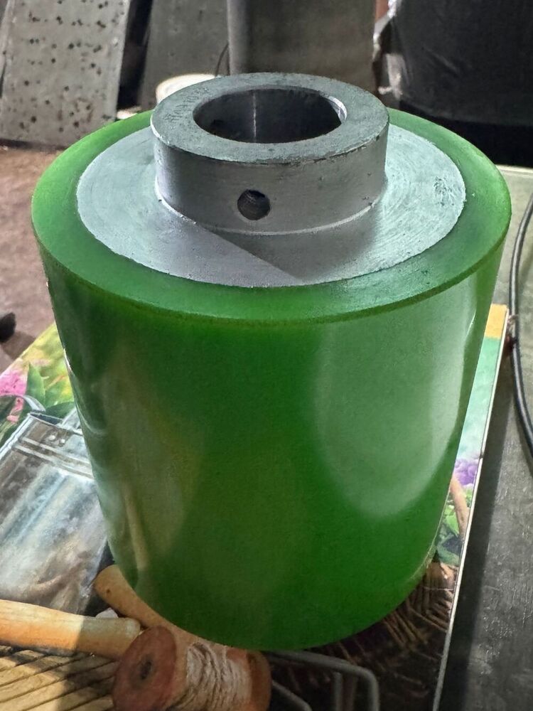 Green Polyurethane Pu Coated Industrial Roller