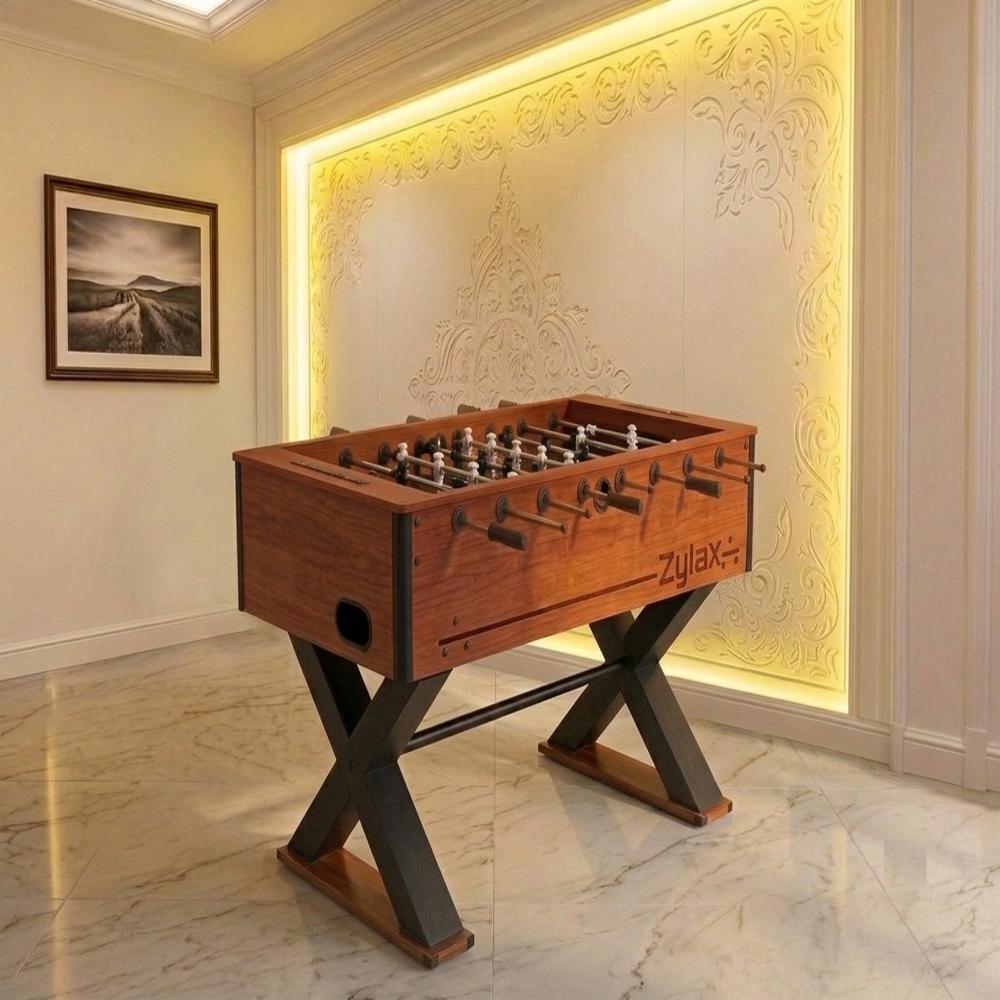 BOOT BOY 'Zylax' Foosball Table II Soccer Game for Adults II Commercial Foosball Table for heavy usage