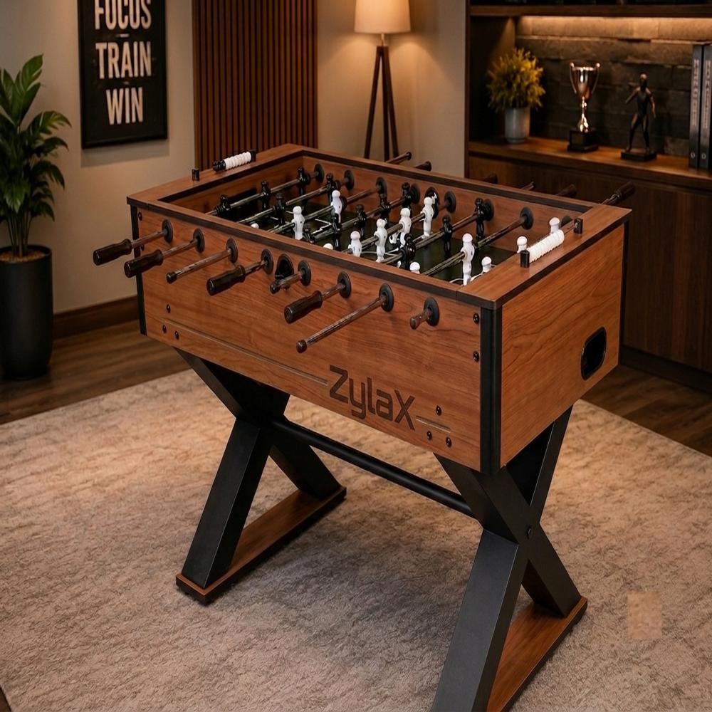 BOOT BOY 'Zylax' Foosball Table II Soccer Game for Adults II Commercial Foosball Table for heavy usage