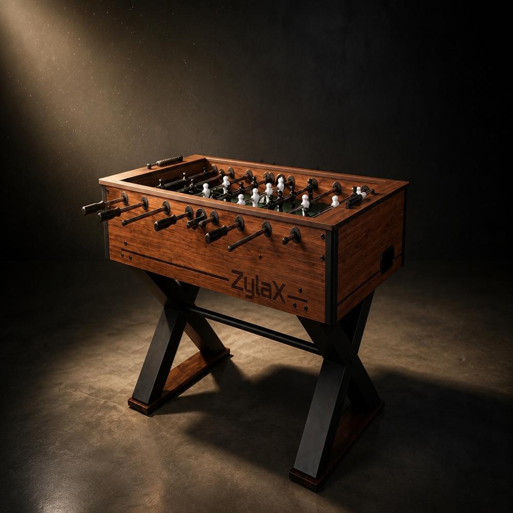 BOOT BOY 'Zylax' Foosball Table II Soccer Game for Adults II Commercial Foosball Table for heavy usage