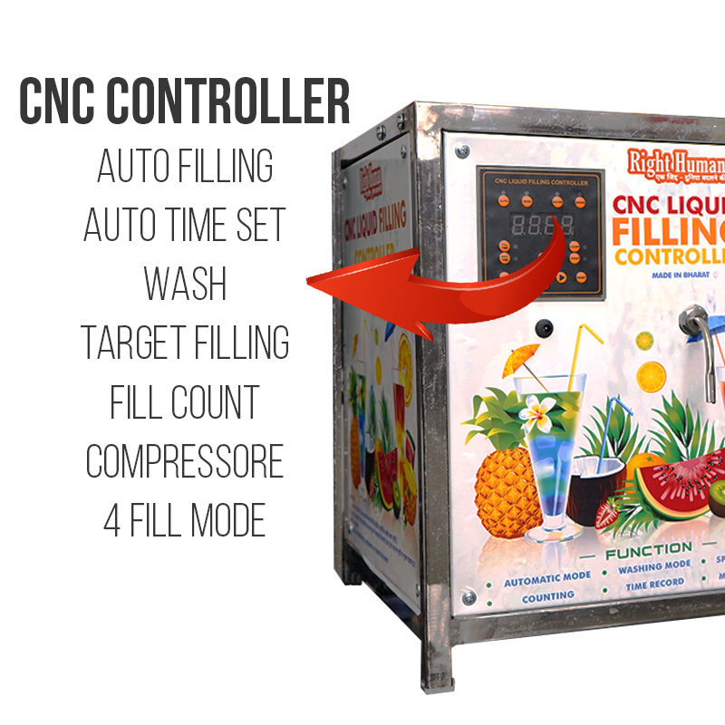 Double Nozzle SS Body with AI Machine With Sealer Capper & Lychee sealer